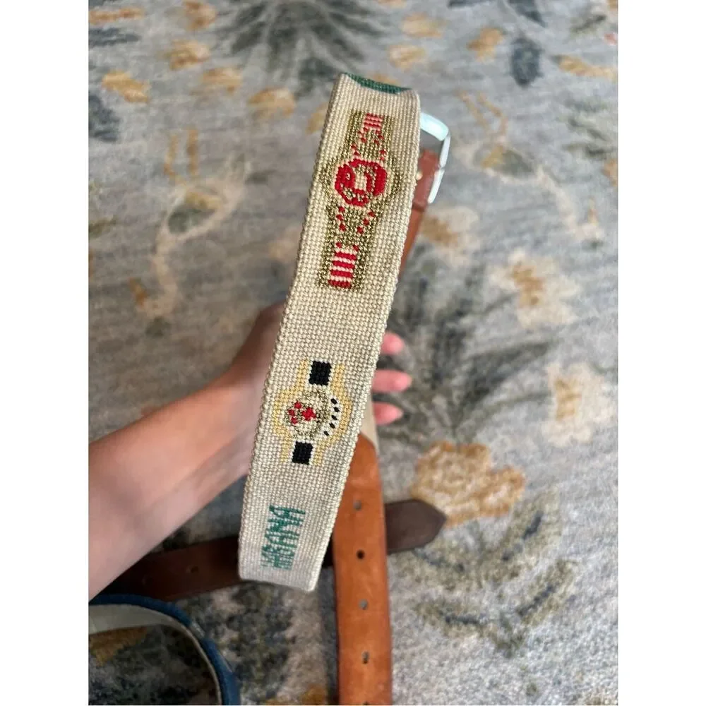 Tory Leather belt in size 36 canvas leather lot of 2